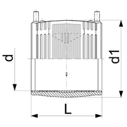 Муфта электросварная 160 мм SDR 11 GF (Georg Fischer)