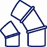 Отводы ПНД сварные / сегментные Отводы ПНД сварные / сегментные
