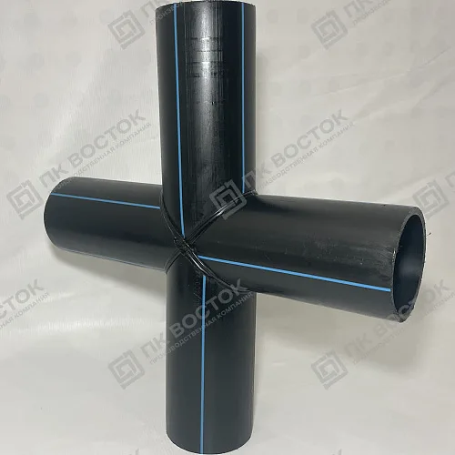 Крестовина ПНД сварная SDR17 200 мм равнопроходная