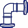 Отводы ПНД офланцованные Отводы ПНД офланцованные