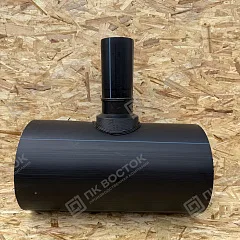 Тройник ПНД 400х110 мм SDR 13,6 с монолитным корпусом